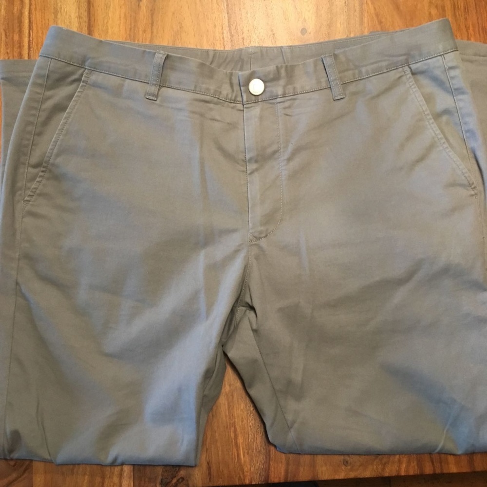 3 for $30! Bonobos Slim Gray Slim Chinos 36W 32L